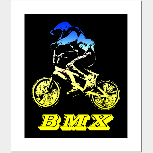 bmx Wall Art by rickylabellevie